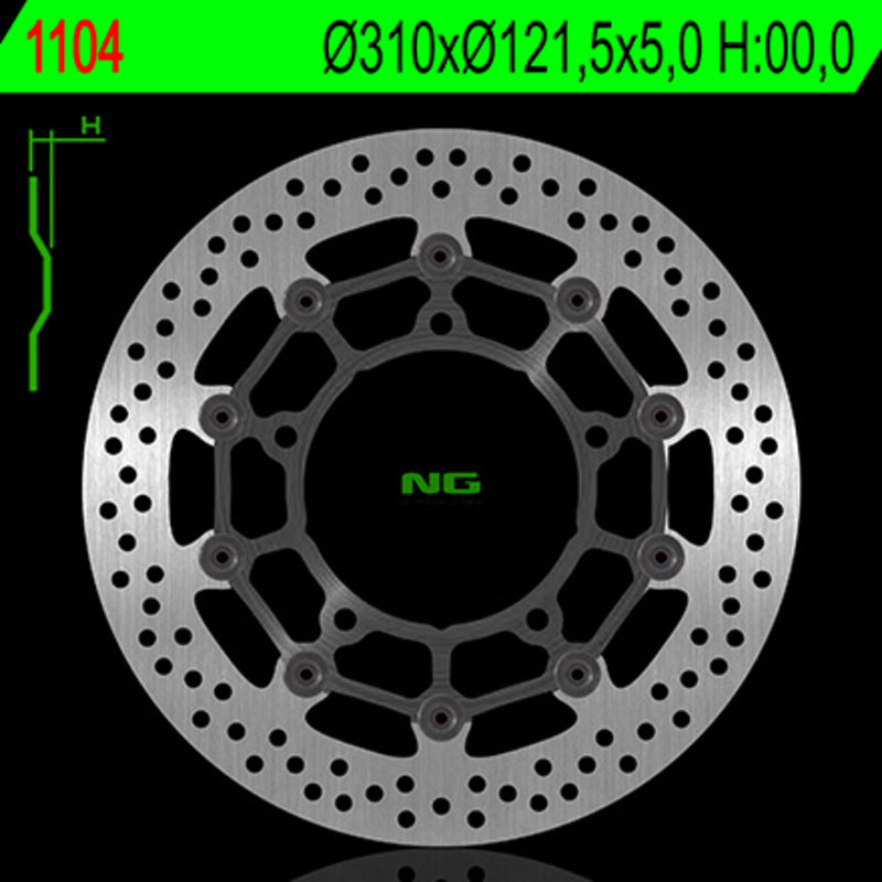 Suzuki Gsr [NG BRAKE DISC] - round floating brake disc