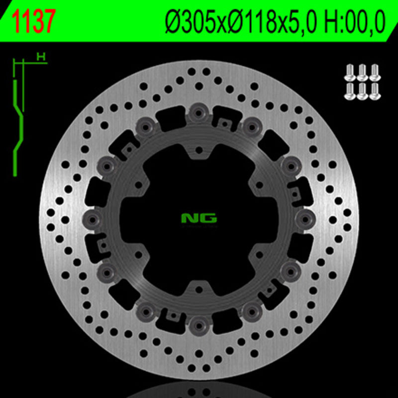 Bmw R 850 R 259 [NG BRAKE DISC] - Bremsscheibe schwimmend rund