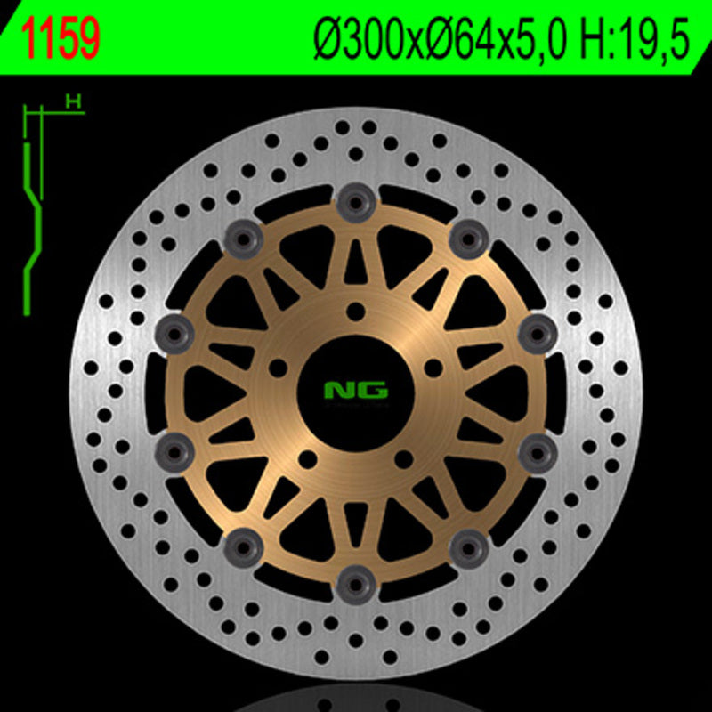 Suzuki Inazuma [NG BRAKE DISC] - Bremsscheibe schwimmend rund