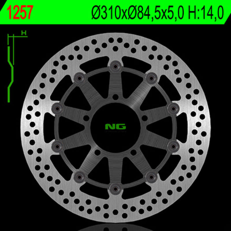 Harley Davidson Flstc [NG BRAKE DISC] - disque de frein rond rigide