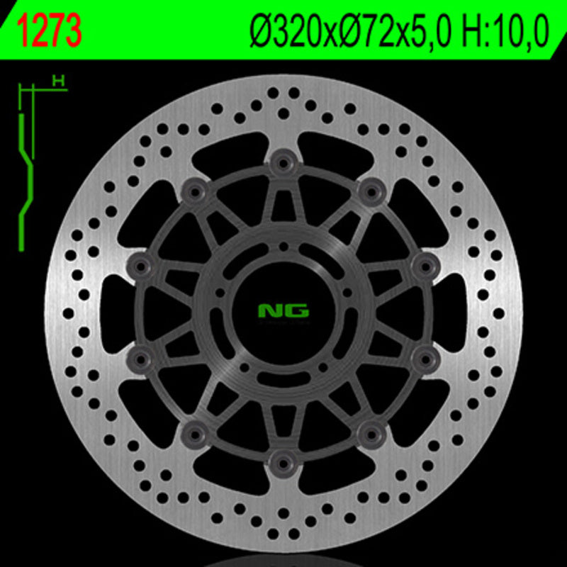 Ducati Hypermotard 939 [NG BRAKE DISC] - Bremsscheibe schwimmend rund