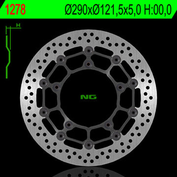 Suzuki Gladius 650 [NG BRAKE DISC] - Bremsscheibe schwimmend rund