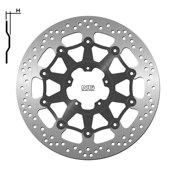 Ducati Scrambler 800 [NG BRAKE DISC] - disco freno tondo flottante