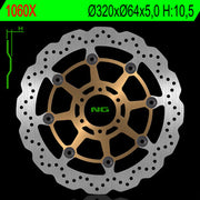 Ktm 990 Superduke Efi [NG BRAKE DISC] - Bremsscheibe Wave schwimmend