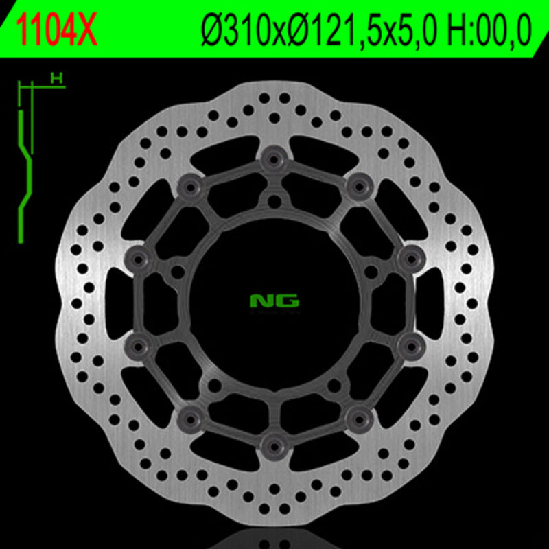 Suzuki Gsr 600 [NG BRAKE DISC] - Wave floating brake disc
