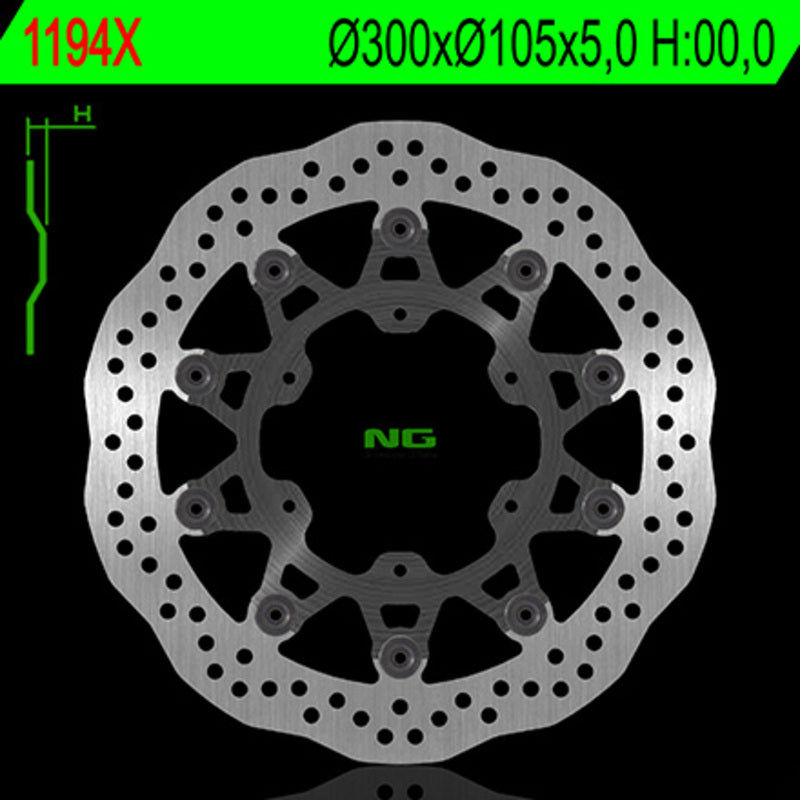 Bmw F 800 Gs Adventure [NG BRAKE DISC] - Wave floating brake disc