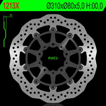 Kawasaki Z 800 [NG BRAKE DISC] - Wave floating brake disc