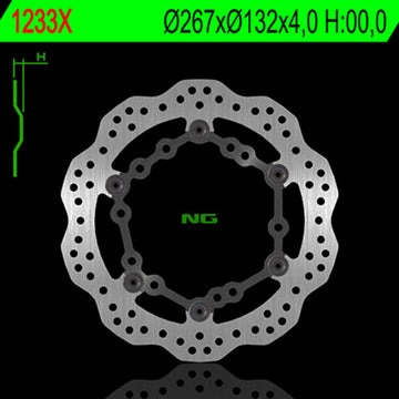 Yamaha T-Max 560 Tech Max [NG BRAKE DISC] - Disque de frein flottant Wave