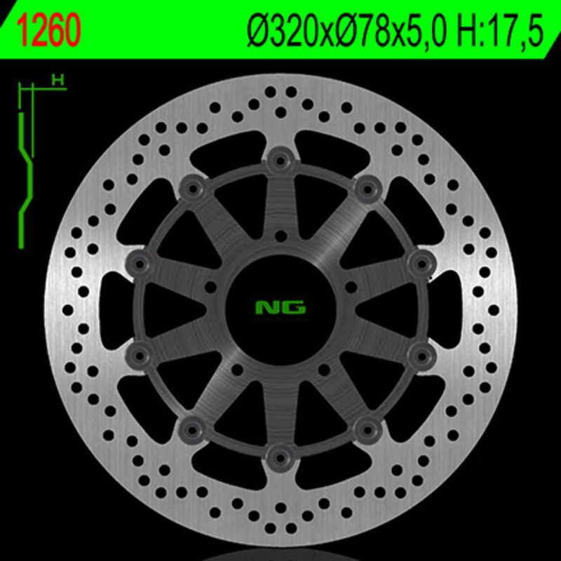 Triumph Tiger 1050 [NG BRAKE DISC] - disque de frein rond flottant