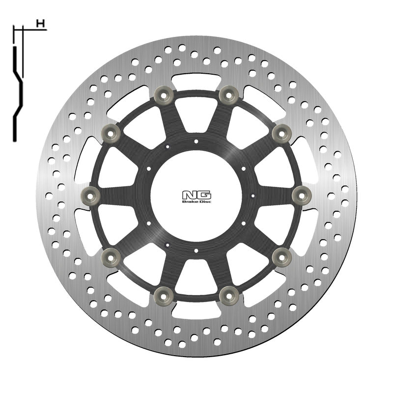 Honda XL 1000 V Varadero [NG BRAKE DISC] - disque de frein rond flottant