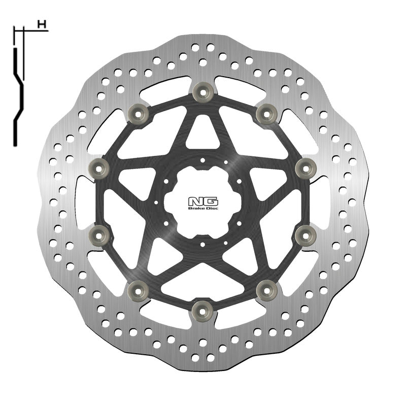 Honda Crf 1100 L Africa Twin [NG BRAKE DISC] - Disco freno Wave flottante
