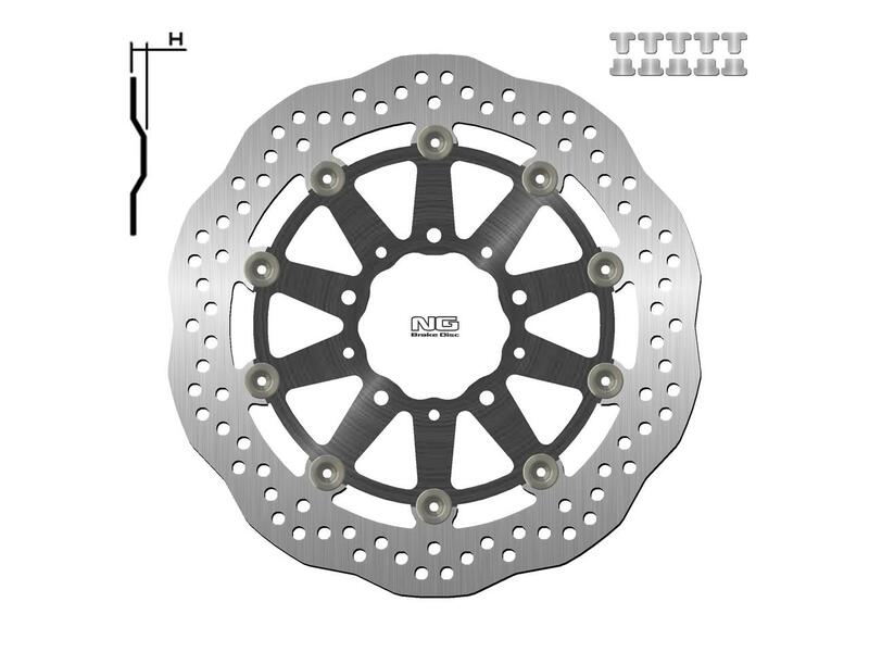 Kawasaki Vulcan S 650 [NG BRAKE DISC] - Disque de frein flottant Wave