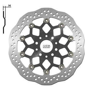 Ktm 790 Duke [NG BRAKE DISC] - Disco freno flottante Wave