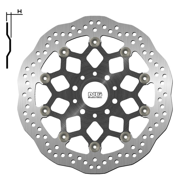Ktm Duke 790 [NG BRAKE DISC] - Bremsscheibe Wave schwimmend