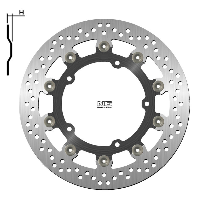 Yamaha Niken 900 Niken Gt 900 [NG BRAKE DISC] - disco freno rotondo flottante