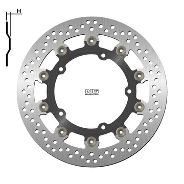 Yamaha Niken [NG BRAKE DISC] - Bremsscheibe schwimmend rund