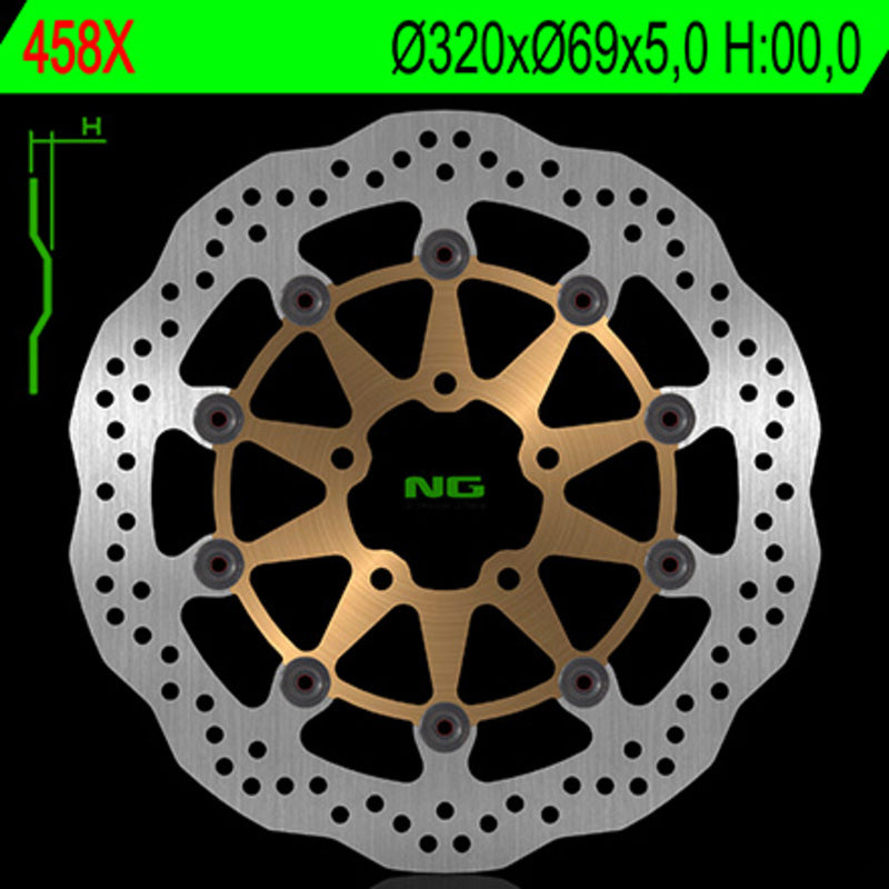Suzuki Gsx 1300 Hayabusa [NG BRAKE DISC] - Bremsscheibe Wave schwimmend