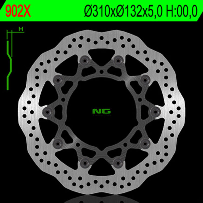 Yamaha Xt 1200 Z Super Tenere [NG BRAKE DISC] - Disque de frein flottant Wave