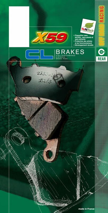 Husqvarna TE 610 [CL Brakes] - off -road sinter metal brake pads - 0