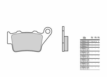 Husqvarna TE 610 [Brembo] - brake pads
