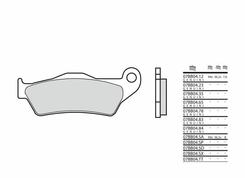 Moto Guzzi Norge 1200 [Brembo] - Brake Pads