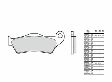 Moto Guzzi Norge 1200 [Brembo] - Brake Pads