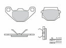 Aprilia SX 125 KX1 [Brembo] - plaquettes de frein-1