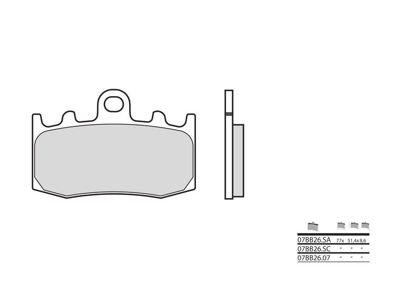 BMW R 1200 ST [Brembo] - brake pads
