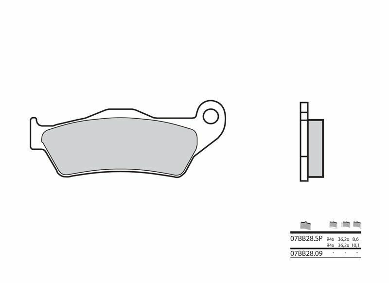 BMW R 1100 R [BREMBO] - Bremsbeläge