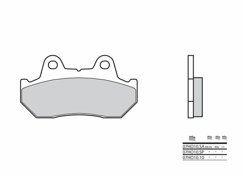 Honda NS 400 R [Brembo] - plaquettes de frein