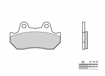 Honda NS 400 R [Brembo] - brake pads