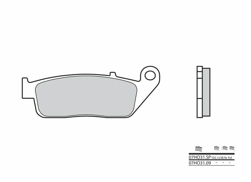 CHDH Dark Horse de l'Indian CHDH [Brembo] - Poscendus de frein