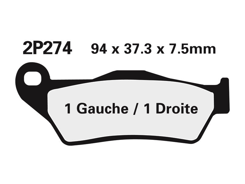 Husqvarna TE 610 [Nissin] - plaquettes de frein