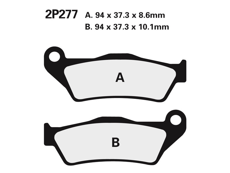 BMW R 1150 R [Nissin] - semi -metallic brake pads