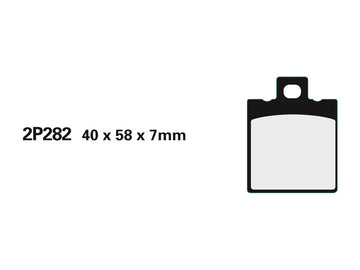 Cagiva Mito 125 8p [Nissin] - brake pads