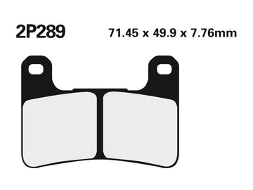 Kawasaki Z 900 RS ZR900C [Nissin] - sinter metal brake pads