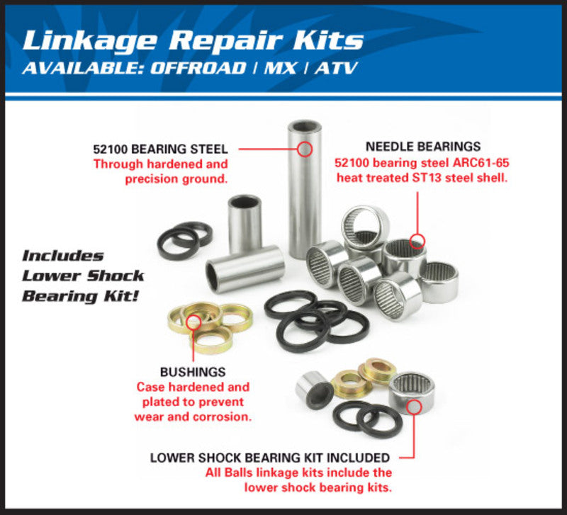 Suzuki Rm 65 [ALL BALLS] - Suspension Linkage Repair Kit