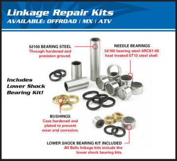Yamaha Tt 125 [ALL BALLS] - Reparatursatz für Aufhängungsgestänge Yamaha TTR125