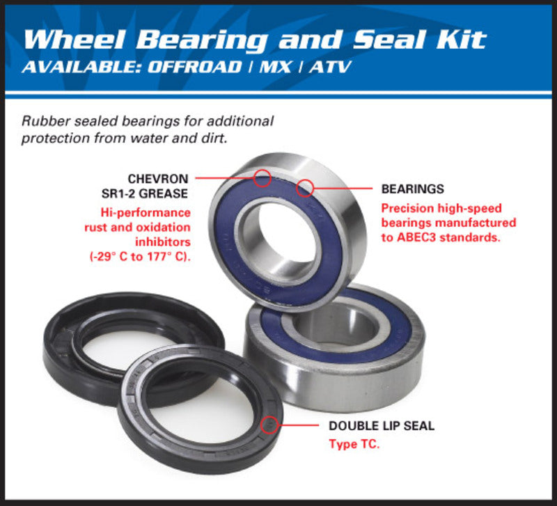 Ktm Sc 620 [ALL BALLS] - Kit cuscinetto ruota posteriore per 640LC4 '98-07, 400LC4 '98-01