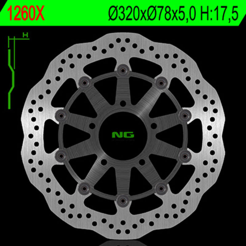 Triumph Tiger 1050 [NG BRAKE DISC] - Disque de frein flottant Wave