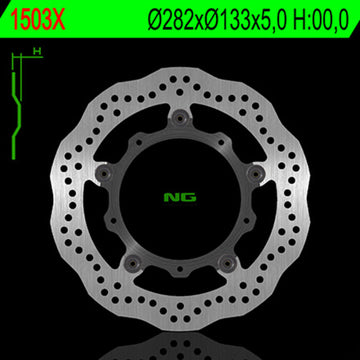 Yamaha Tracer 700 [NG BRAKE DISC] - Bremsscheibe Wave schwimmend