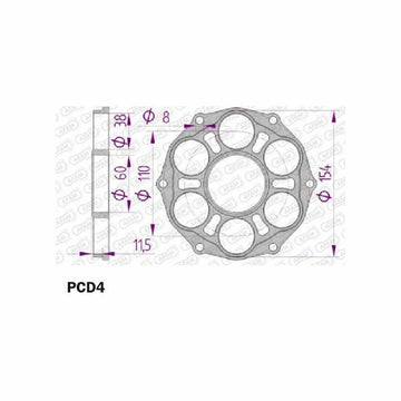 Ducati Monster 1200 [AFAM] - cache pignon - type 51804/51803 - 0