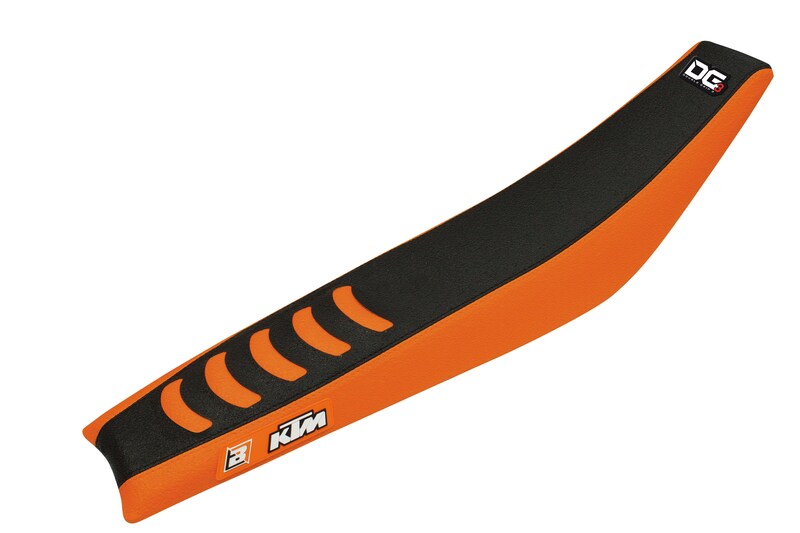 Ktm Exc 520 [BLACKBIRD] - Seat cover Blackbird Double Grip 3 black/orange KTM