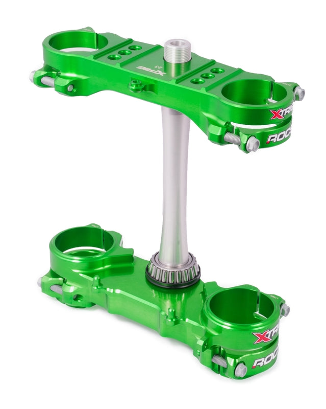 Kawasaki Kx 250 [XTRIG] - Morsetto triplo ROCS Tech morsetto triplo verde offset 23mm