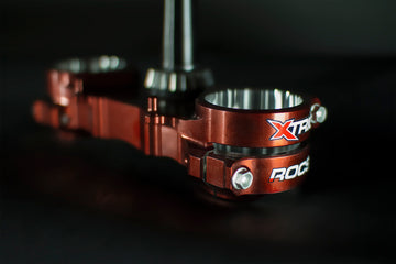 Kawasaki Kx 250 [XTRIG] - Collier triple ROCS Tech triple collier vert déport 23mm