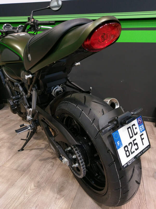 Kawasaki Z 900 Rs Se [ACCESS DESIGN] - Kennzeichenhalter auf Radhöhe schwarz Kawasaki Z900RS