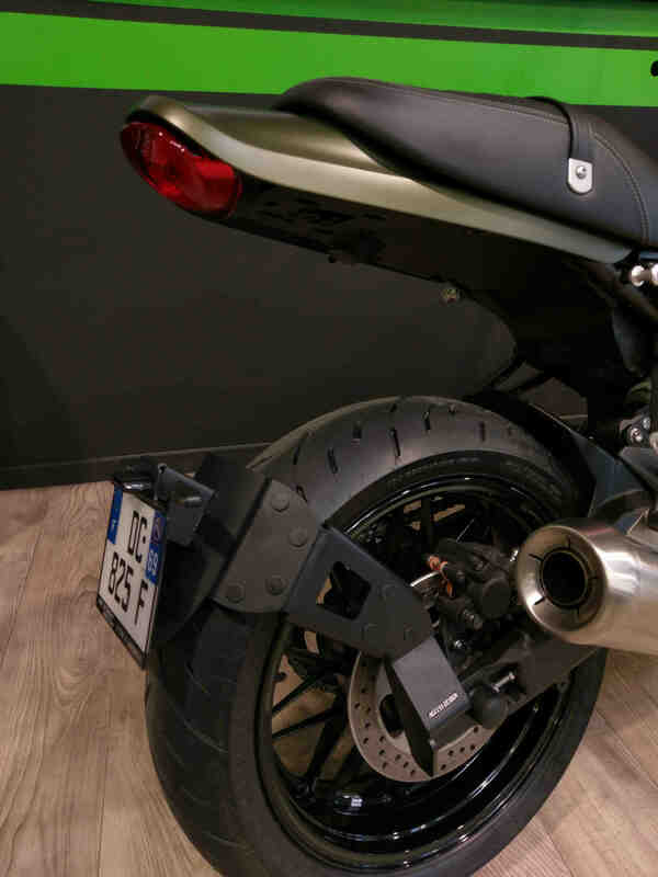 Kawasaki Z 900 Rs Se [ACCESS DESIGN] - Kennzeichenhalter auf Radhöhe schwarz Kawasaki Z900RS