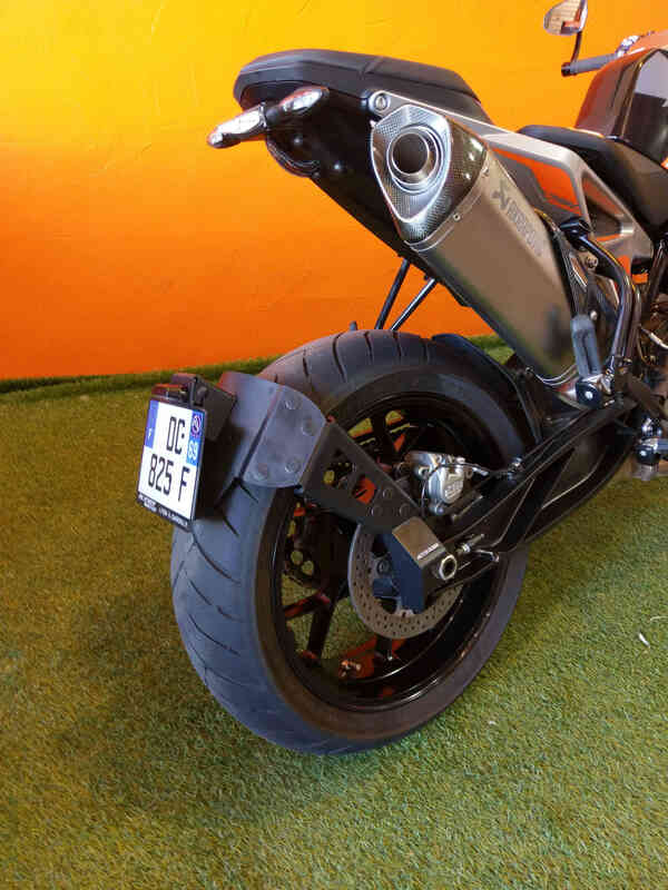Ktm Duke 890 [ACCESS DESIGN] - Support de plaque d'immatriculation à hauteur de roue noir KTM Duke 790/890