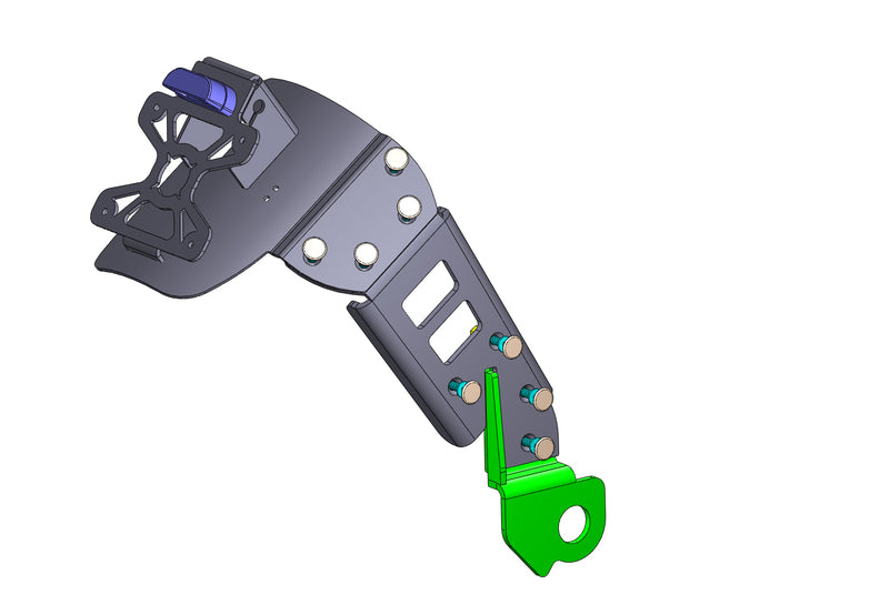 Suzuki Gsx-S 750 [ACCESS DESIGN] - support de plaque d'immatriculation à hauteur de roue noir Suzuki GSX-S750