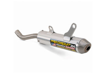 SUZUKI RM 125 [1989-1992] - 304 Schalldämpfer Aluminium gebürstet/Endkappe Edelstahl Suzuki RM125